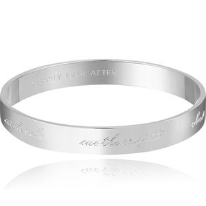 $58 Kate Spade idiom  "Happily Ever After" Bridal Idiom Bangle Bracelet